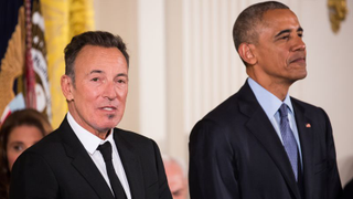 Bruce Springsteen played a secret White House concert for the Obamas and their staff
